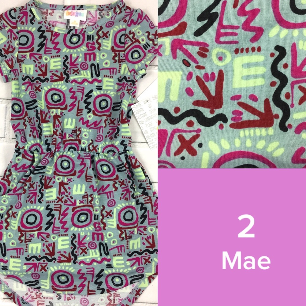 LuLaRoe Mae dress size 2
